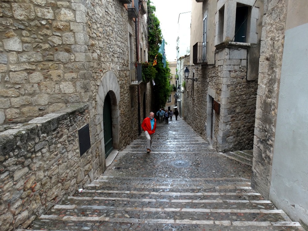 Arya steps from Game of Thrones in Girona, Spain