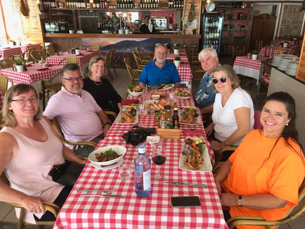 Lunch in Tossa de Mer