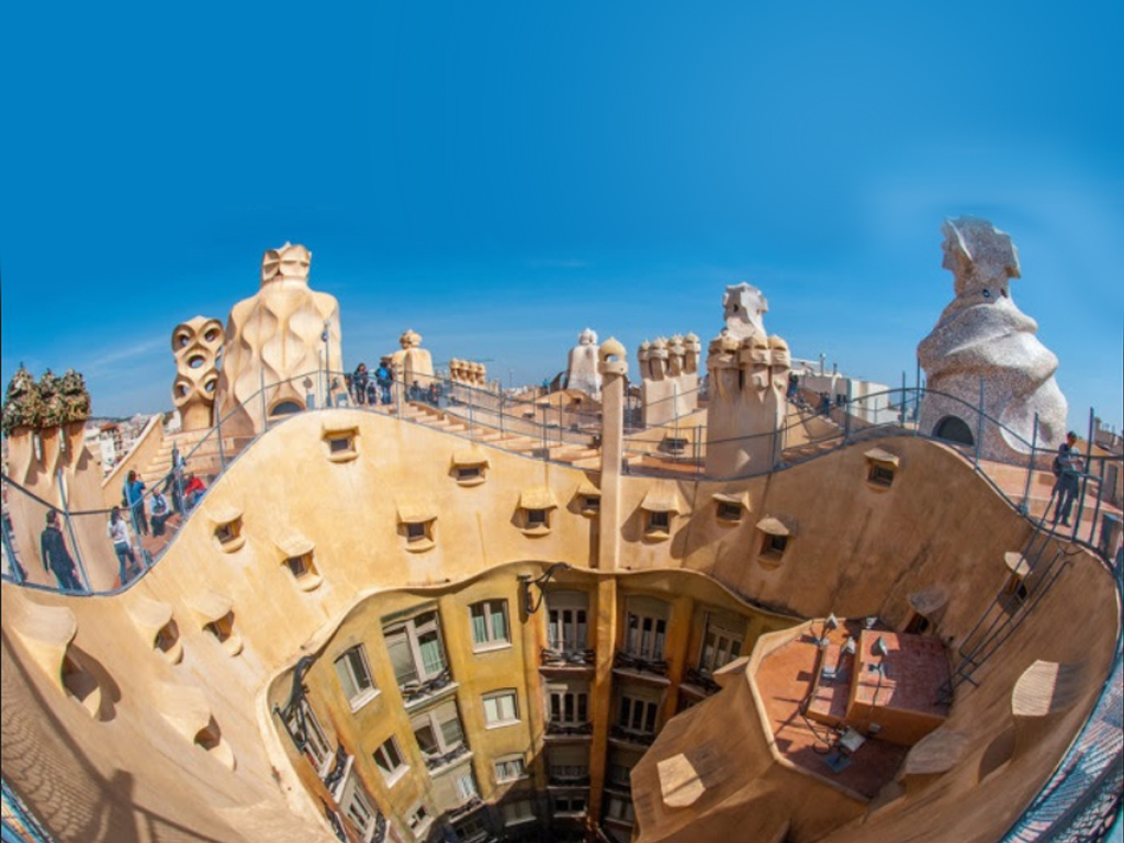 The Inquisitive Traveller photo of a surreal Barcelona apartment building